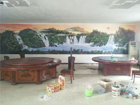 宁洱墙绘-写实风景