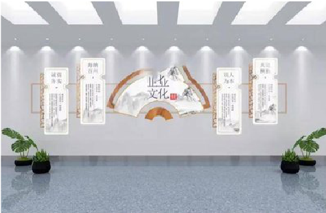 宁洱企业文化墙设计的核心要素。