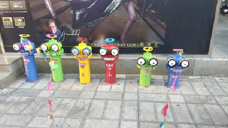 宁洱商业区彩绘