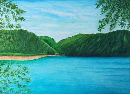 宁洱在墙绘中，如何绘画绿水青山？